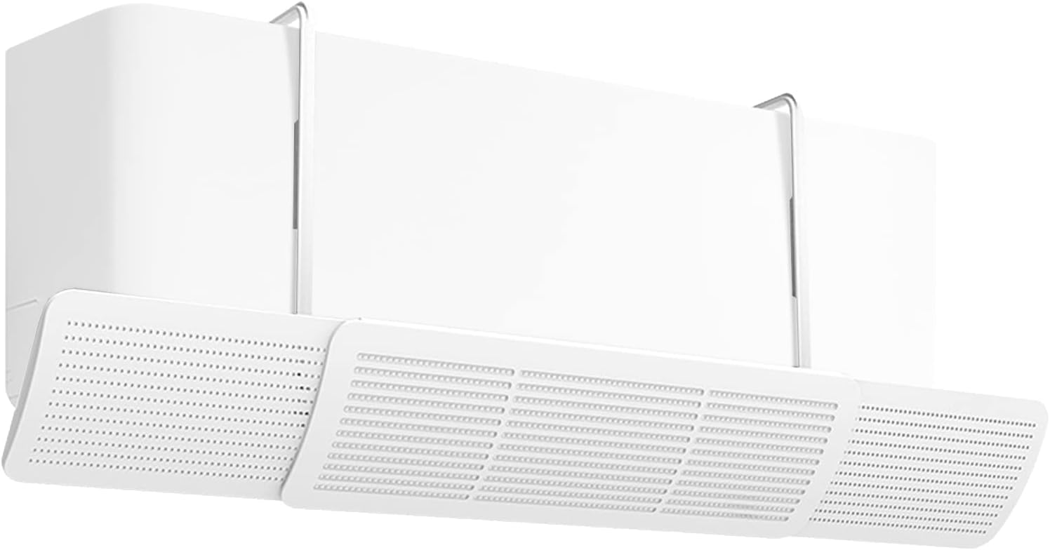 Adjustable Air Conditioner Deflector | Air Conditioning Ventilation Deflector | Anti Direct Blowing Retractable Air Conditioner Baffle Adjustable Wind Deflector Scale Air Guide Cover For Home Accessor