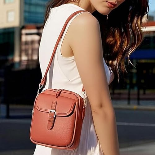 Crossbody Bags For Women,Leather Crossbody Bags For Women,With Built In Wallet2