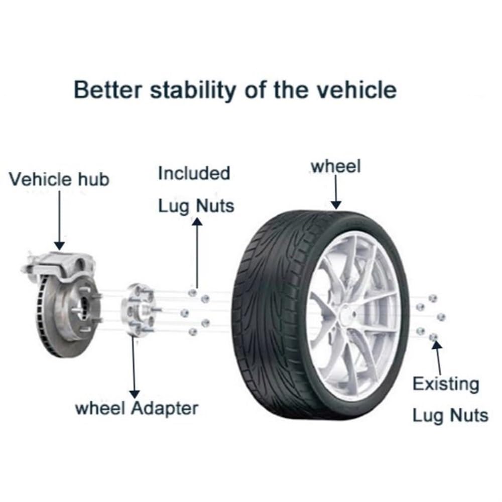Adaptateurs D'entretoises De Roue En Aluminium PCD 5x114,3 À 5x112 CB 67,1 57, Épaisseur 20 Mm/25 Mm Accessoires Pour Jantes Voiture Hubcentric Entretoises Roue