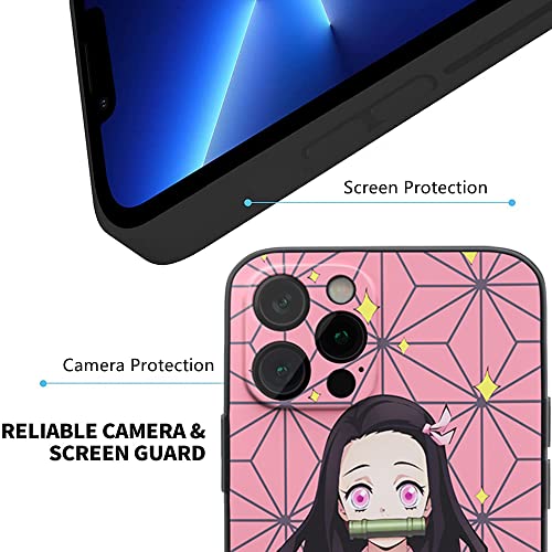 Anime Phone Case,Nezuko Phone Case,Anime Iphone Case Compatible With Iphone 7/8/Se,Comes With A Keychain(Mdz,7/8/Se) #TOP3