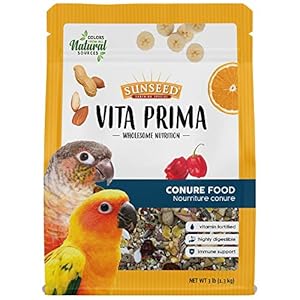 Sunseed Vita Prima Wholesome Nutrition Conure Food, 3 LBS