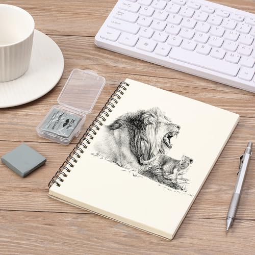Image of Mr. Pen- Kneaded Erasers, 10 Pack | Gray Moldable Art Erasers with Storage Cases, Soft Kneadable Erasers for Charcoal, Graphite, Pencil & Pastel Drawing