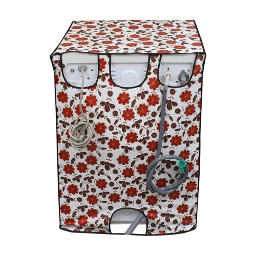 Image of Lithara Waterproof Front Load Washing Machine Cover For 6 kg, 6.2 Kg, 6.5 Kg, 7 Kg (Design 20)