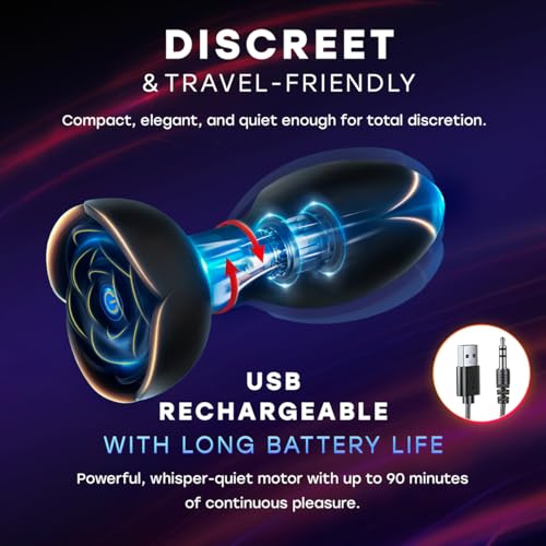 Image of Anal Plug Vibrator with 10 Vibration Modes & Led Lighted - Anal Toys with Remote Control & Fast Charging - Prostate Massager - Vibrating Small Anal Butt Plug - Sex Toys - ST-004
