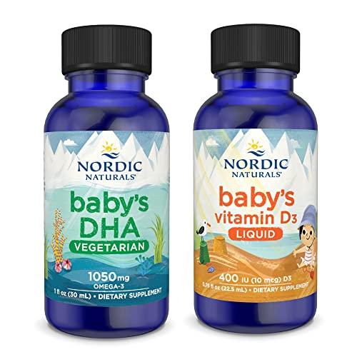 Nordic Naturals New Mom Bundle - Baby's Vitamin D3 Drops, Baby's Dha Vegetarian #TOP26