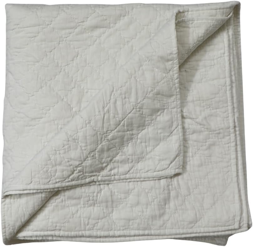 Vritti White Bedspread Quilted