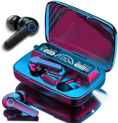 Image of M19 TWS Truly Wireless Earbuds with Power LED Display & Flashlight | 30 Hours Battery, Bluetooth 5.1, ENC Mic, Low Latency, IPX7 Sweatproof