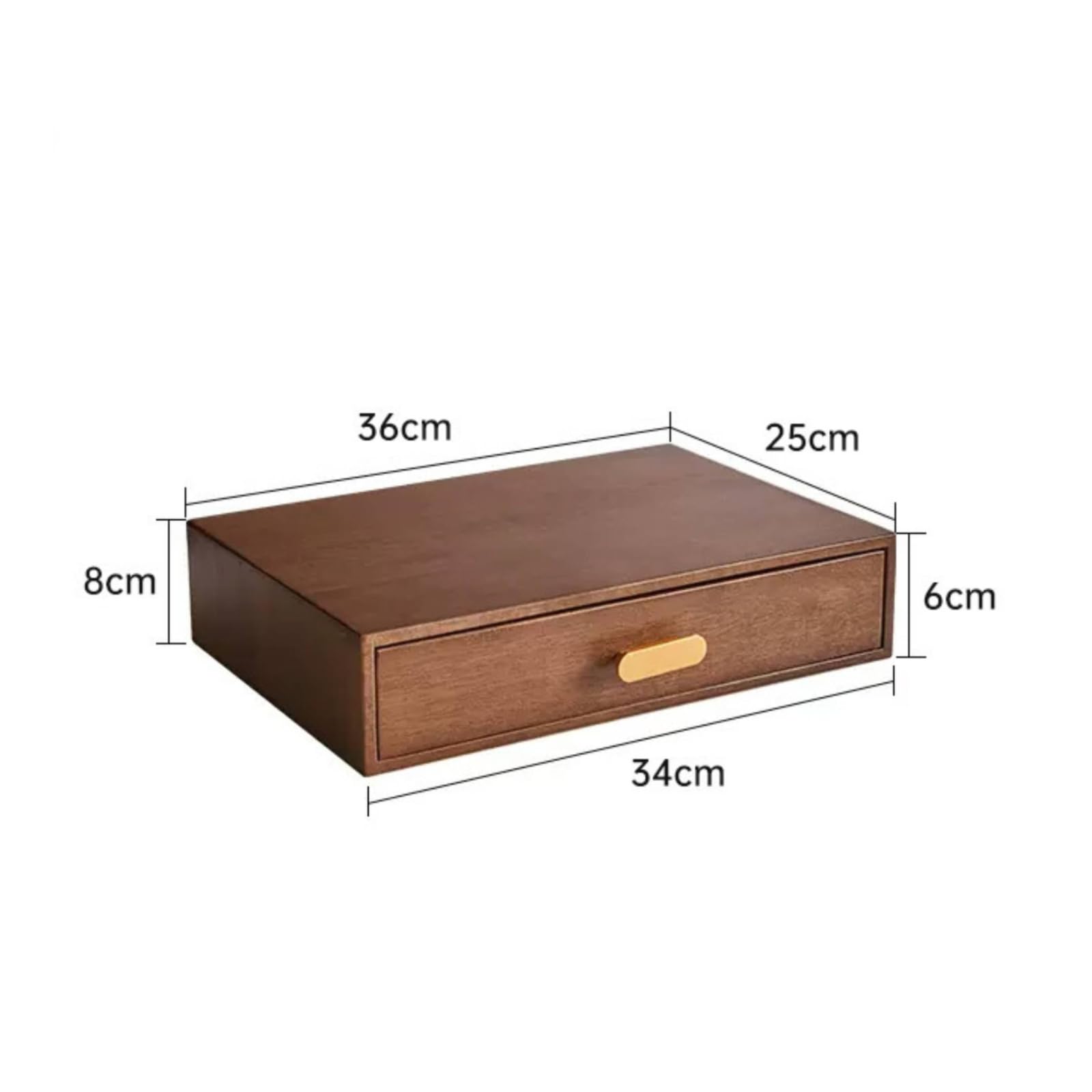 Desktop Storage Cabinet Cassettiera con Cassetto da Scrivania Contenitore in Legno con Finitura Piano Piatto per Sostegno Schermo Ordine Scrivania