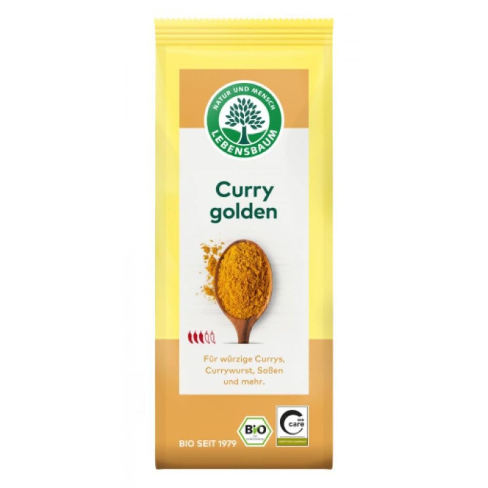 Lebensbaum Curry, (4), Gold, 50g