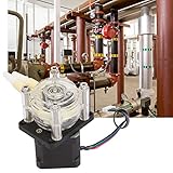 Peristaltic Pump, 6~30V Miniature Laboratory High Flow Vacuum Peristaltic Selfpriming Pump with Stepper Motor, Small Liquid Dosing Pump for Aquarium Lab Analytical