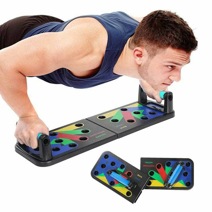 Drumstone Push Up Board System, 15 in 1 Body Building Exercise Tools Workout Push Up Stands, Push Up Workout Board Training System for Men Women-image-2