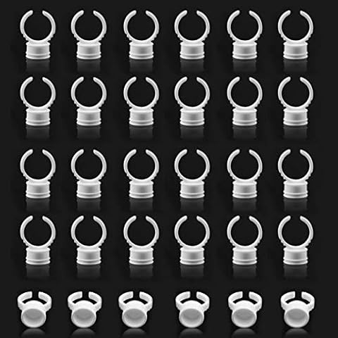 G2PLUS Disposable Plastic Eyelash Glue Holders Cover