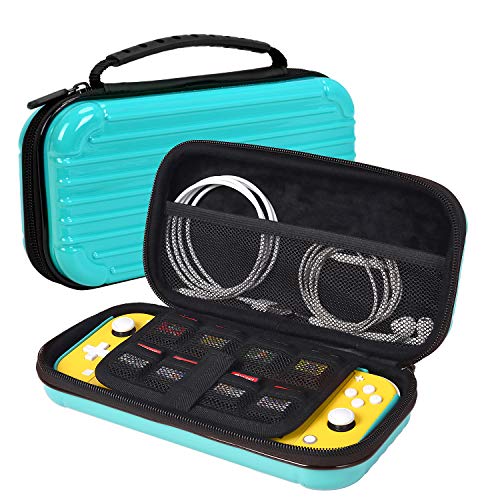 Bag Estojo Nintendo Switch Lite Capa Dura Slot para Jogos Verde