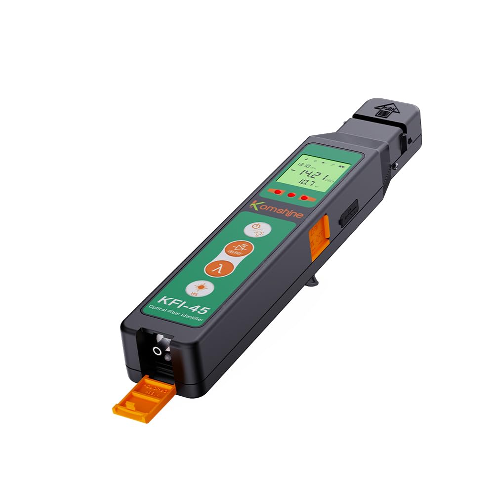 Komshine KFI-45 con 10 MW VFL fibra ottica Trafic Identificatore + funzione misuratore di potenza + luce LED tutto in uno identificatore