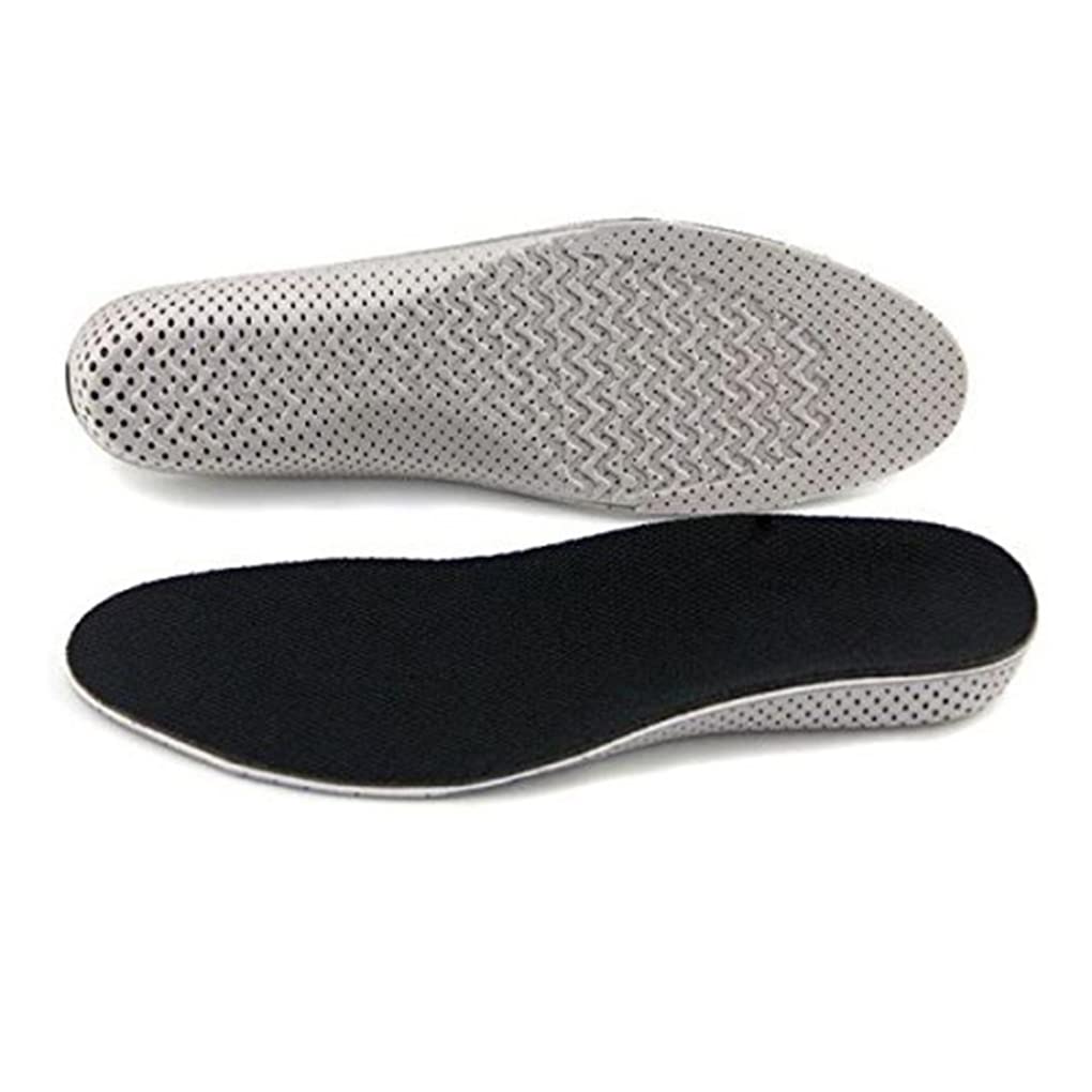 Juego de 10 plantillas unisex para aumentar la altura de los zapatos, 4 cm, color negro