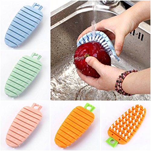 Escova de vegetais, escova de frutas da Outgeek Kitchen multifuncional escova de limpeza de vegetais