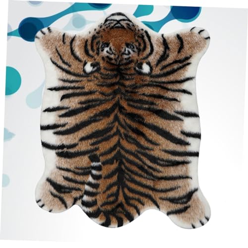 Tapis tigre doux Cabilock tapis de salon moderne et antidérapant pour chambre et balcon chic