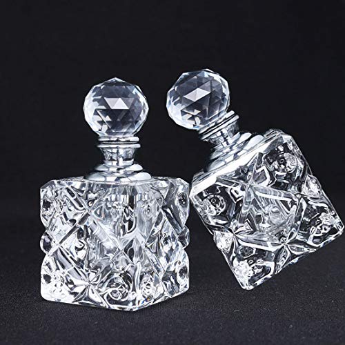 Botella de perfume recargable tallada cúbico el regalo decorativo ideal 7
