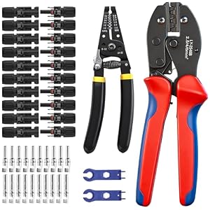 FIISAYL – FIISAYL Solar Crimpzange Set für 2.5/4/6mm² Solarpanel PV Ka