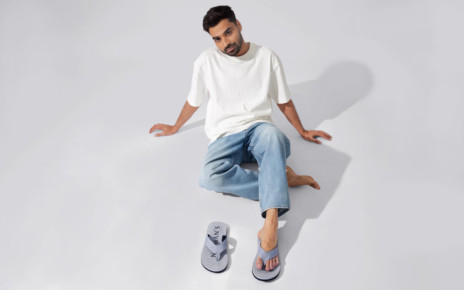 Neeman's The Humble Flips for Men | Orthopedic Cushioned Slippers | Anti-Skid Bathroom Chappal for Wet Floors | Lightweight Indoor Outdoor Daily Wear Chappal 1