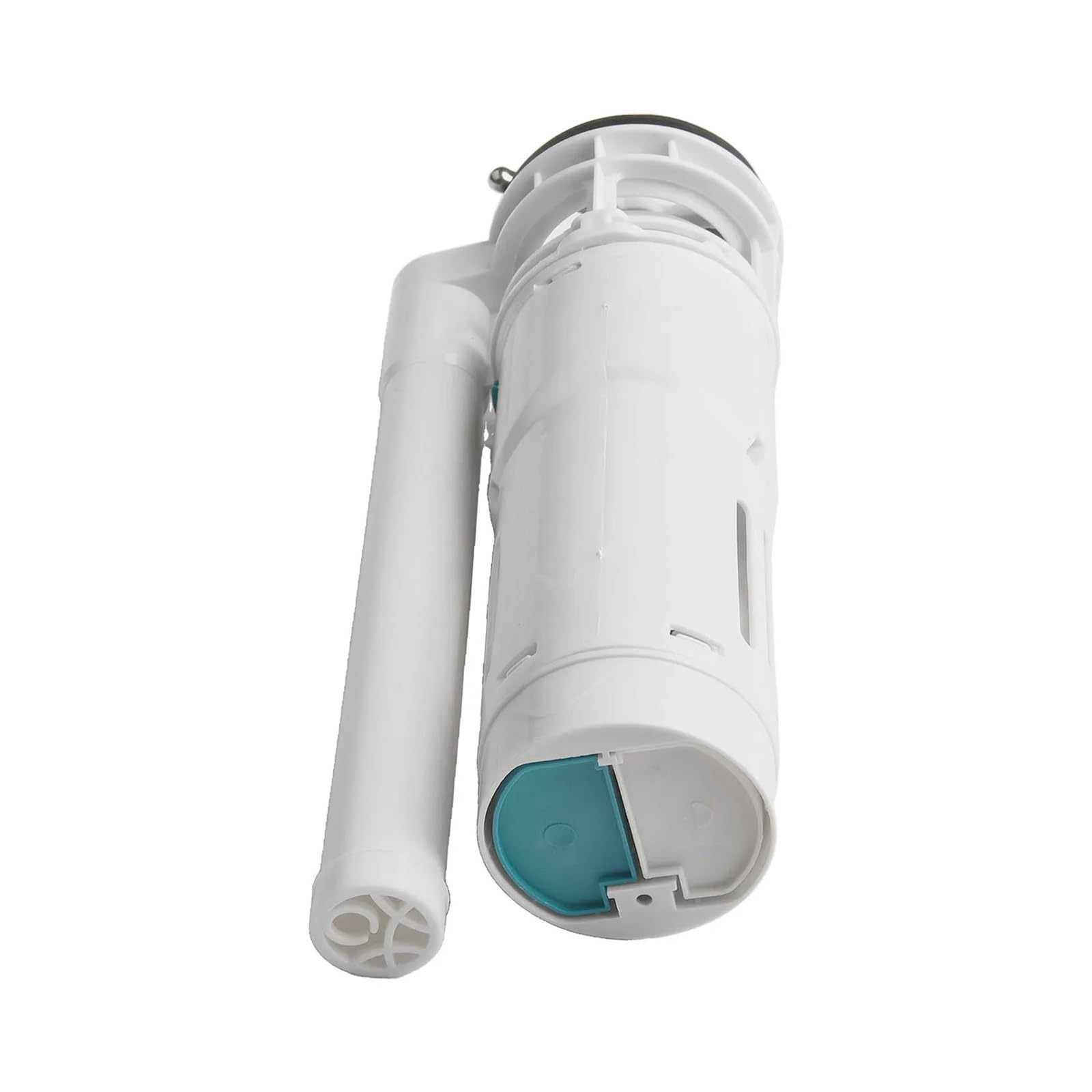 Fluxómetro manual para inodoro Cisternas de inodoro con orificio pasante roscado, válvula de doble descarga con tubo de rebose ajustable