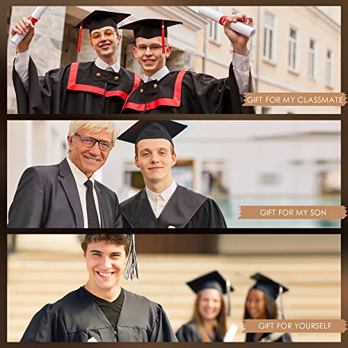 Etevon Graduation Gifts For Him 2023, 18K Gold Plated Shield Necklaces For Men Boys, 316 Stainless Steel Pendant Necklaces Mens Jewelry Graduate Gift For Class Of 2023 Senior High School College #TOP5