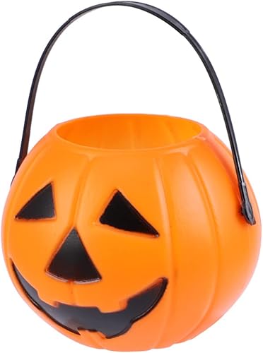 6pcs caramelo soporte calabaza cubo calabaza calabaza cubo mini niño Halloween decoración accesorios decorar linterna maquillaje Halloween