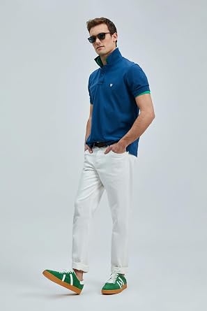 Lufian Laon% 100 Pamuk Comfort Fit Düğmeli Polo Yaka T Shirt Erkek POLO YAKA T SHİRT 111040206