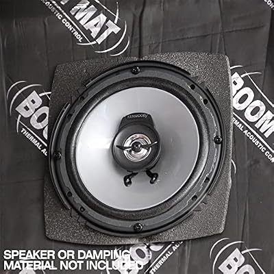 Design Engineering 050320 Boom Mat Speaker Baffles, 5.25 Round (Pack of 2)