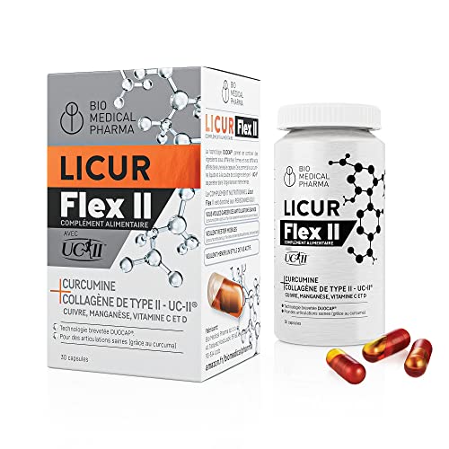 Curcumine liquide NovaSOL® avec Collagène UC-II®, Vitamine C et D, Manganèse et Cuivre | Biodisponibilité 185x plus élevée sans pipérine | 1 capsule par jour | correspond à 6600mg de curcuma en poudre Cover
