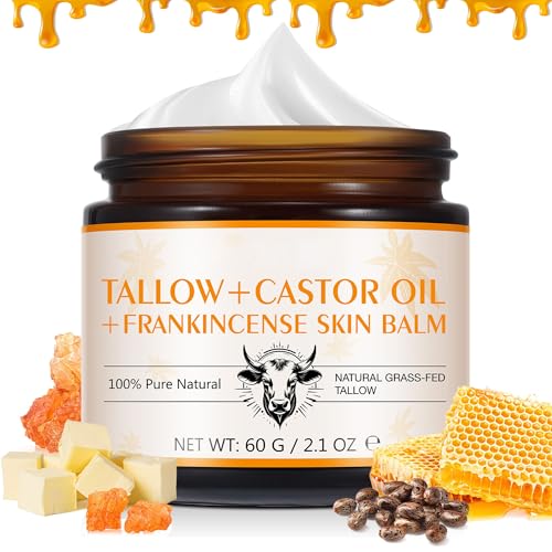 Crema de manteca de ricino y aceite de incienso, Crema facial de manteca y miel con incienso, iluminadora de la piel, Hidratante corporal para todo tipo de pieles (1)