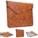 Urcover Housse Titel Macbook Pro 15,4 Pouces, Jison Etui MacBook Coque de Protection avec Support Back Case Ventilé Sleeve Macbook Pro 15,4 Pouces – Marron