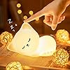 Luce Notturna Bambini Ricaricabile & Portatile, 16 Colori Luce Notturna Bambini Luce Notturna Gatto Kawaii, Lampada Notturna per Bambini & Regalo Bambina, Luce Notturna Neonato Lampada Bambini Gatto