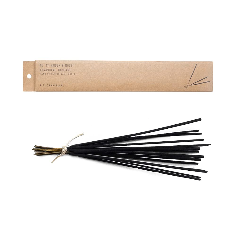 P.F. Candle Co. Sunbloom Classic Scented Hand-Dipped Incense Sticks (2-Pack) 1 Hour Burn Time, Charcoal-Based