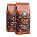 Marque Amazon - Happy Belly Café torréfié en grains "Espresso Forte" (2 x 500g)