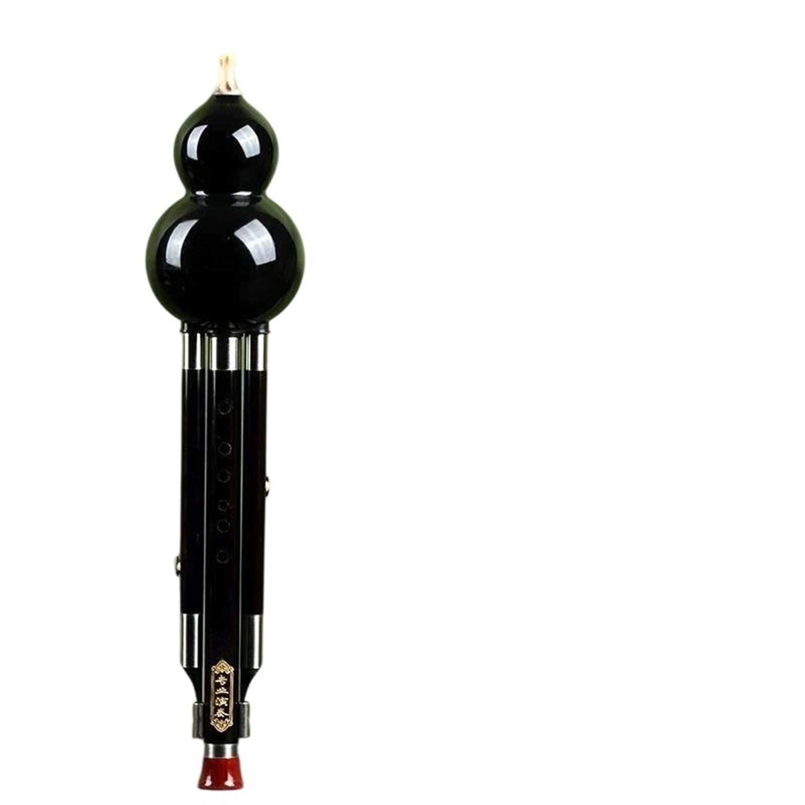 Hulusi Para Principiantes C Bb Key Principiante Flauta De Cucurbitáceas De Madera Tradicional Clásicos De Rendimiento Profesional(Black-C Key)