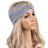  Butterme mujeres elegante encaje Retro turbante Twist de nudo pa?uelo para la cabeza diadema pa?uelo en la cabeza deporte Yoga Encaje Wrap