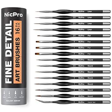 best paint by number brushes