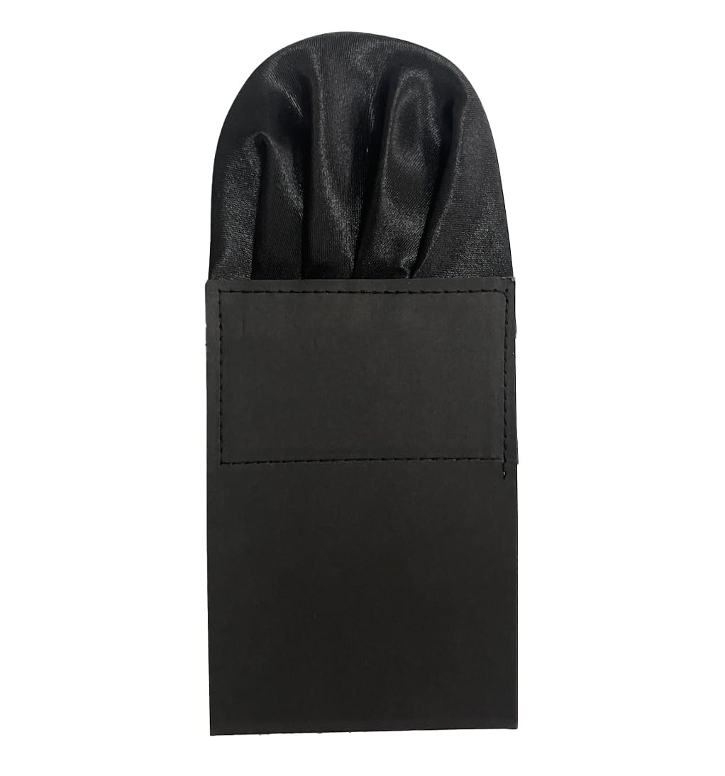 CT COTIM COYINCotim Coyin Prefolded Suit Pocket Squares, Pre-Folded Card Solid Color Handkerchief for Men Women, Polyester Suit Accessories