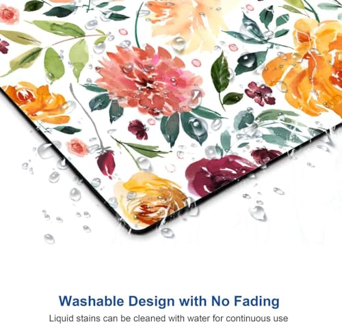 Image of Premium-Textured Mouse Pad, Non-Slip Rubber Base Mousepad for Laptop, Computer & PC, 9.5x7.9 in - Enhanced Precision, Ergonomic Comfort, Ideal for Gaming & Office (Peony Flower)