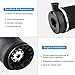 JDMON Replacement for Rear Air Spring Kit Suspension Bags Ford Expedition 2WD 1997-2002, Lincoln Navigator 2WD 1998-2002, Replaces 3U2Z5580KA, F75Z5A891AC, Air Shock Absorber Kits, 2PC