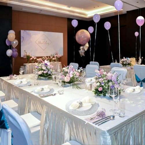 Set de table strass argenté pour éviter les tables ternes lors des fêtes