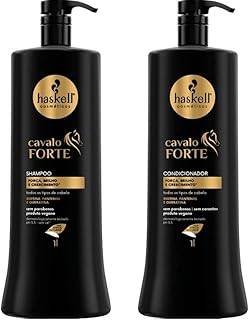 Kit Haskell Cavalo Forte Shampoo 1 Litro + 1 Condicionador 1 Litro