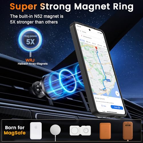 Image of WRJ Magnetic Case for Samsung Galaxy A17 /A16 /A26 6.7-Inch,Matte Black