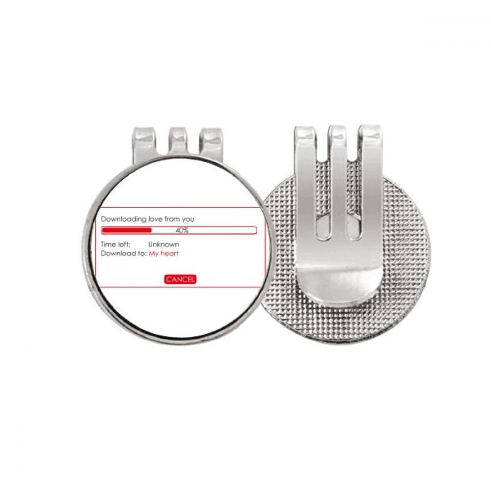 Marcador de pelota de golf magnético Programmer con clip para gorra 4