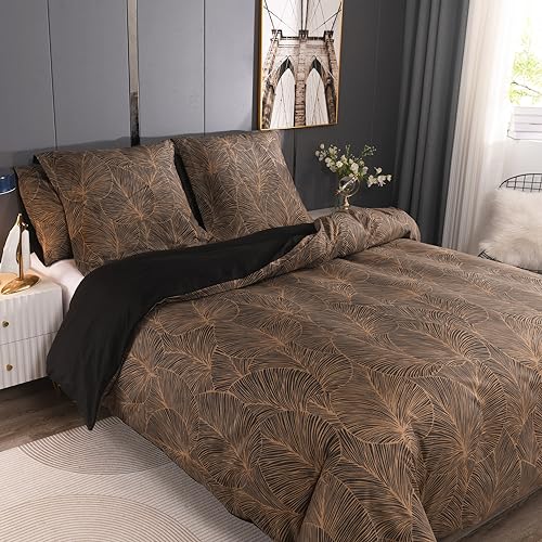 Parure de Lit 230x260 Botanique Chic Microfibre de Qualité Supérieure TT Global