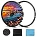 Produktbild 52mm Filter Kit,Fotover 52mm UV CPL Filter Set Universal UV Schutzfilter Zirkular Polarisationsfilter mit Mitte Pinch Objektivdeckel für Canon Nikon Sony Pentax Olympus Fuji Kamera