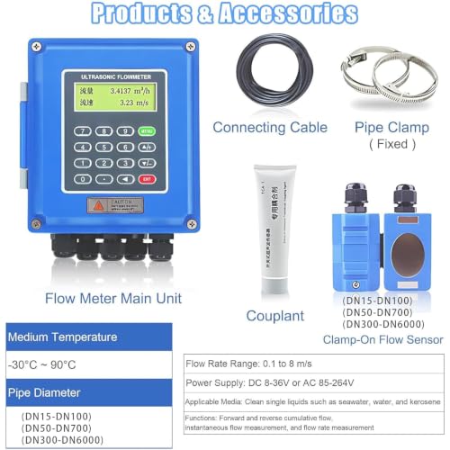 Compteur de débit numérique haute précision DN15-DN6000 pour réseau - 4
