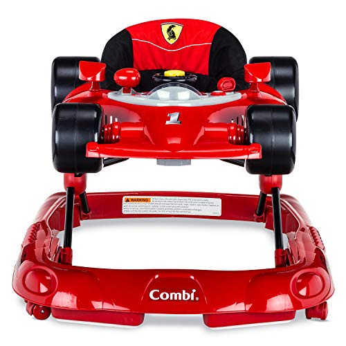 Combi Ferrari F1 Foldable Baby Walker with Racing Wheels, Steering Wheel, Activity Center and