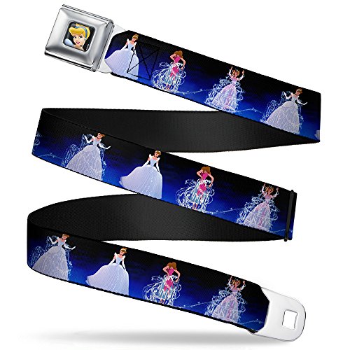 Buckle-Down Seatbelt Belt - Cinderella Transformation Blue Fade - 1.0